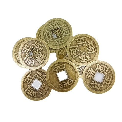 [Factory direct sale] Alloy copper coin 2.4cm ancient coin, antique copper coin, alloy Five Emperors coin, Qing Dynasty antique coin