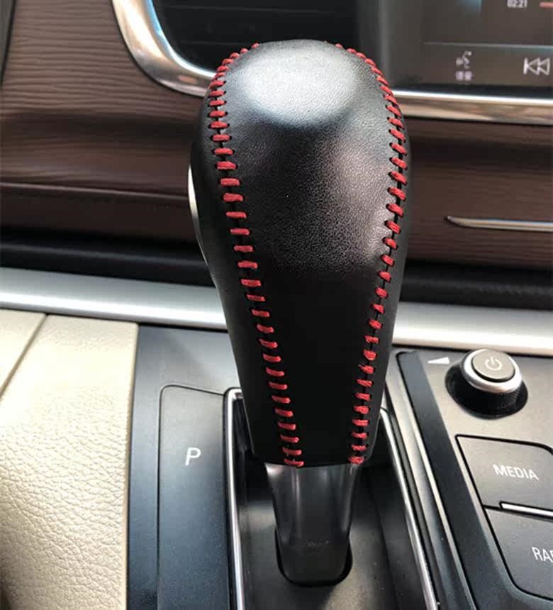 11-17 Buick GL8 25S genuine leather gear shift knob cover, gear shift lever cover, gear shift sleeve, gear position leather cover