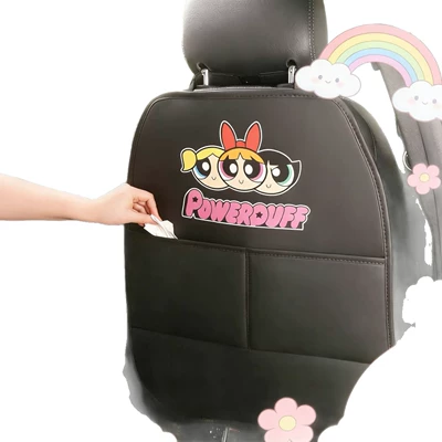 Cartoon Car Seat Back Anti-Kick: Chair back anti-kick pad