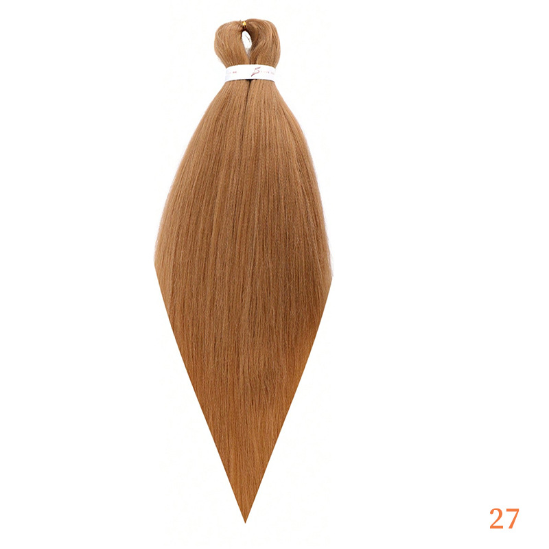 Transfronterizo comercio exterior pelucas trenzadas africanas europeas y americanas venta caliente seda de baja temperatura 26 pulgadas trenzadas sucias pelucas trenzadas negras