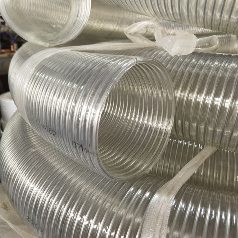 大口径pvc钢丝管5寸6寸8寸10寸钢丝软管抽排水管