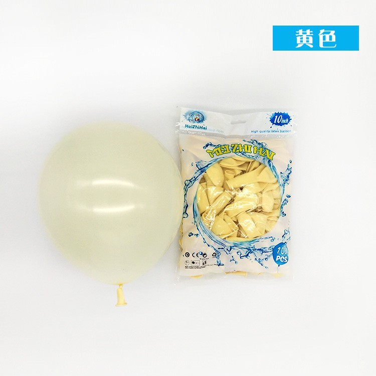 Globo mate personalizado de 10 pulgadas engrosado decoración de la sala de bodas decoración de la fiesta de cumpleaños globo de impresión de Navidad al por mayor