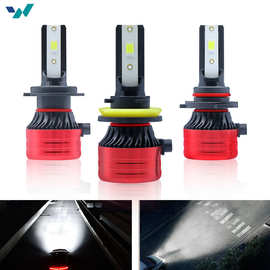 刀锋款汽车LED前大灯超亮聚光汽车灯泡H7H4H1H119005厂家批发家用