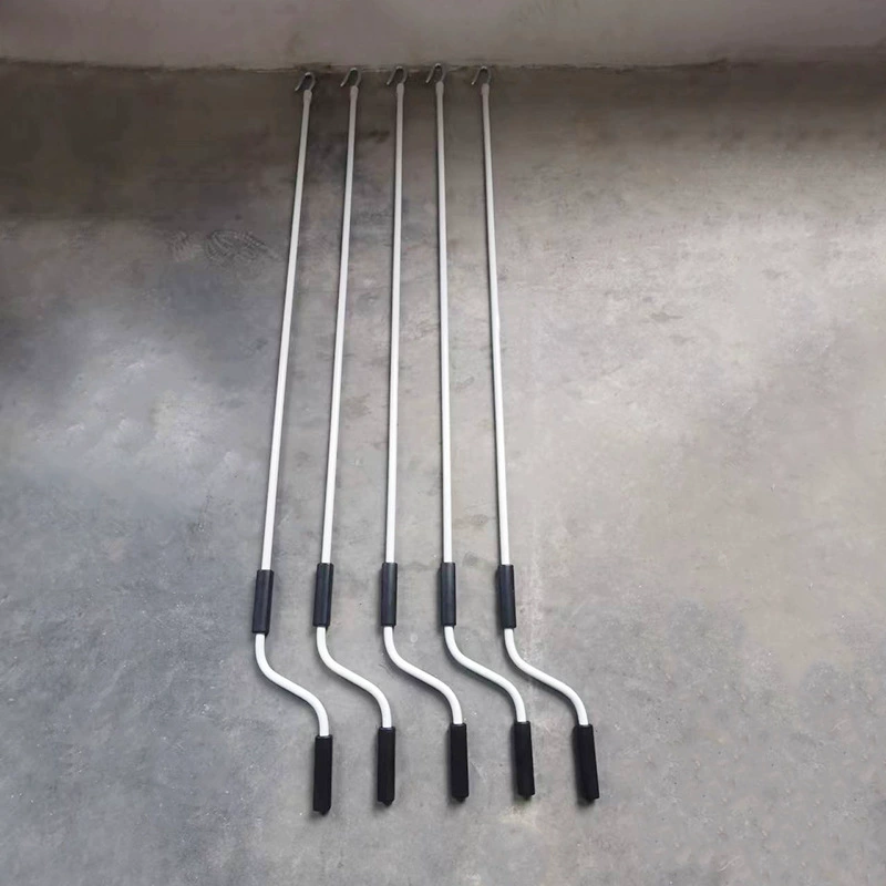 Открытый Новые аксессуары для тентов Телескопический сарай Встряхивание поворота Столб Магазин Термоусадочный навес Палатка Ручной рокер