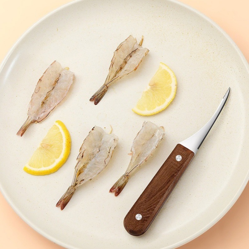 New household stainless steel shrimp line knife
