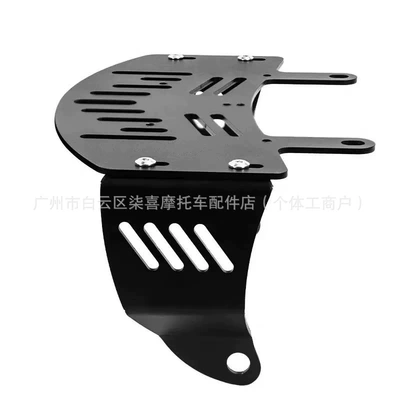 No.9 Mzmix New Model Nzmix/Fmix Short Tail Frame Integrated Seat Cushion Passenger Shelf Extended Seat Accessories Modification (Motorcycle cushion) - short-tail-rack-black