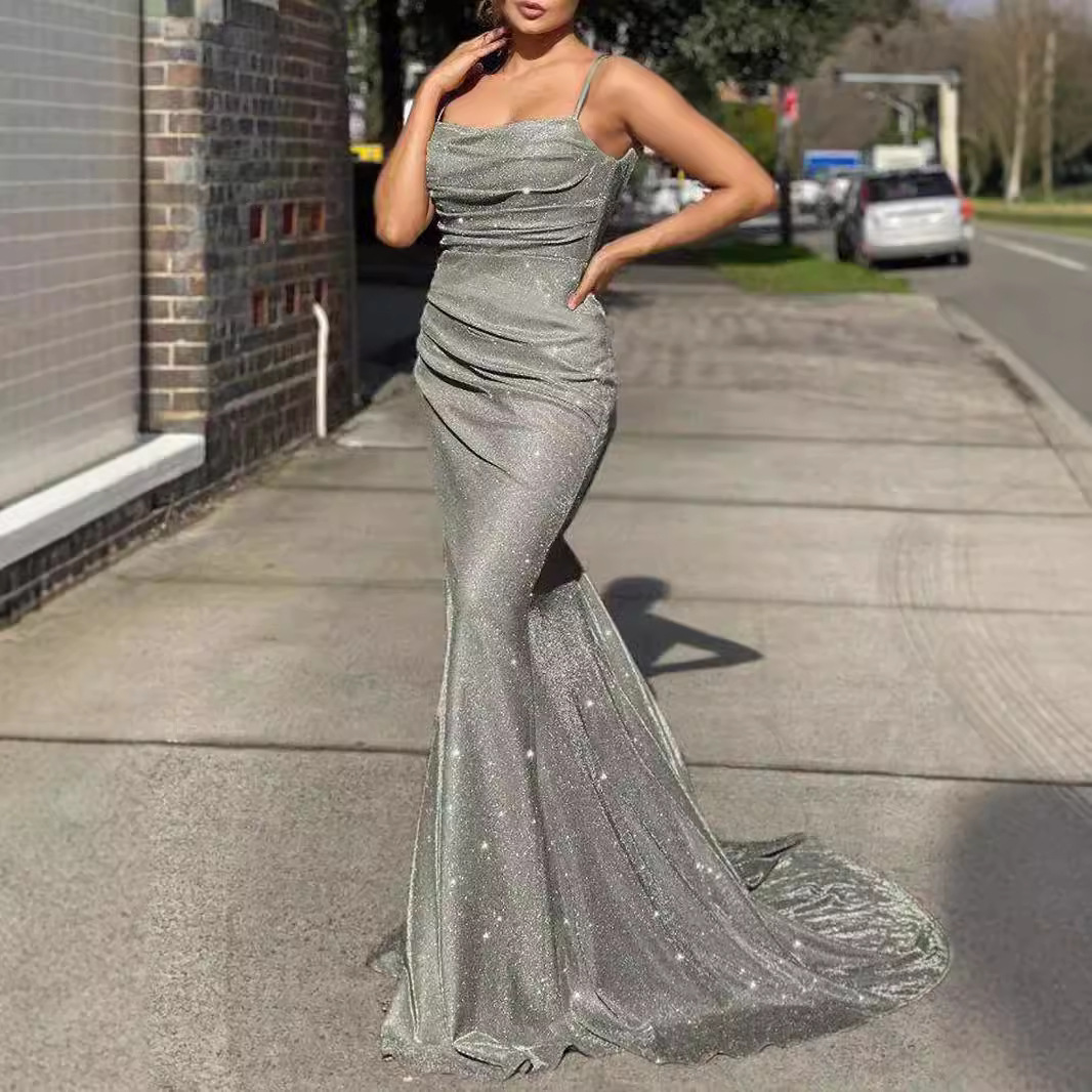 2023 el comercio exterior europeo y americano nueva ropa de mujer eBay Amazon nuevo vestido de correa sin mangas vestido delgado transfronterizo image 5
