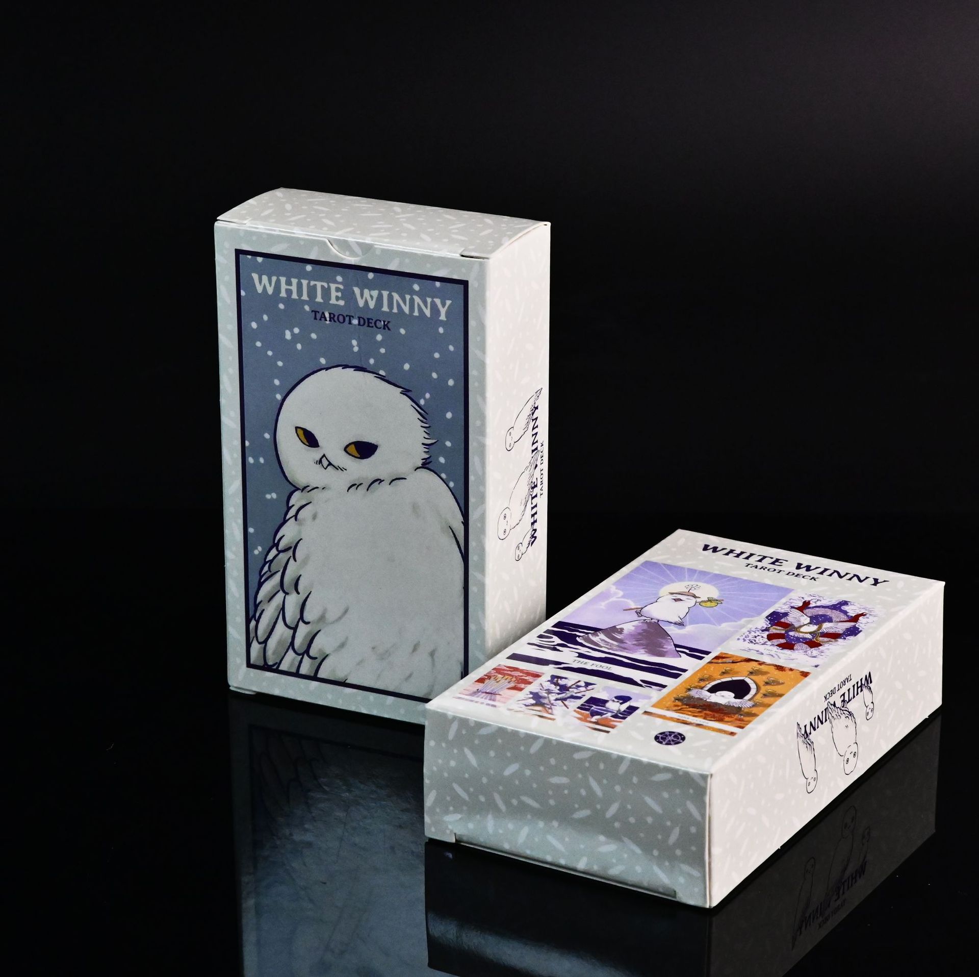 White Owl Tarot Karten Deck Englisch Orakel Partyspiele_voghion.com