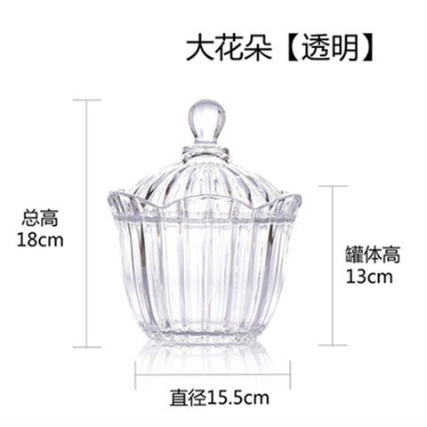 欧式玻璃罐香薰蜡烛罐糖果罐收纳摆件首饰品罐子消磁石水晶消磁碗|undefined