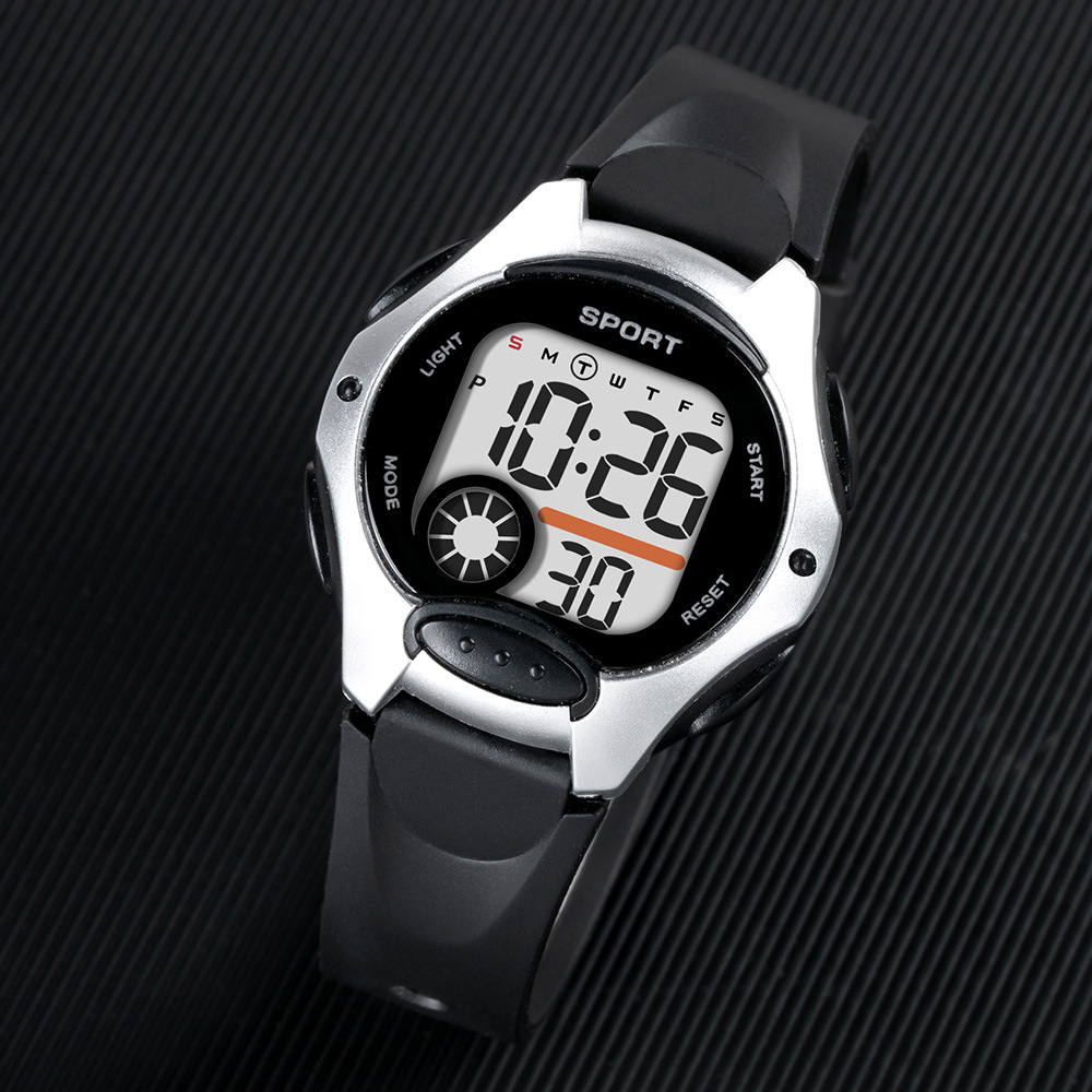 Reloj electrónico para estudiantes de secundaria y preparatoria, reloj electrónico para hombres y mujeres, deportes al aire libre, reloj electrónico de alarma luminoso multifuncional