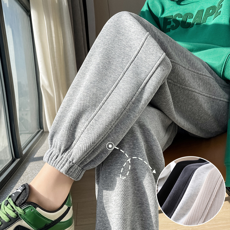 Gray Sweatpants for Women 2026 New Spring and Autumn Style Petite Jogger Slimming Casual Versatile Harem Pants