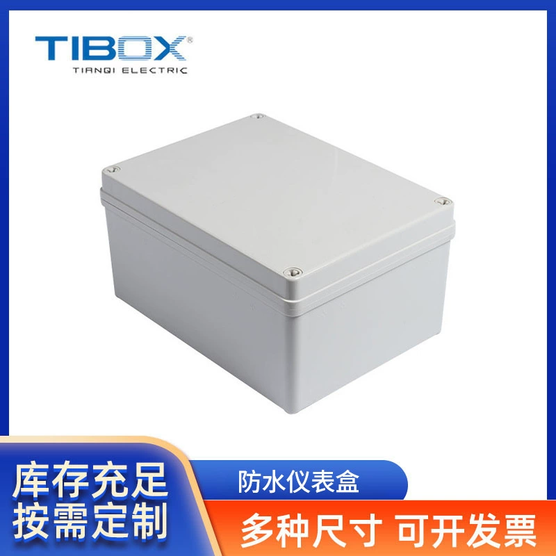 TIBOX водонепроницаемый пластиковый ящик IP66 распределительный ящик наружная водонепроницаемая приборная панель коробка ABS пластиковый ящик