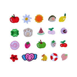 新款迷你小号刺绣布贴热熔胶熨烫绣花标DIY包包帽子配饰补丁贴仔