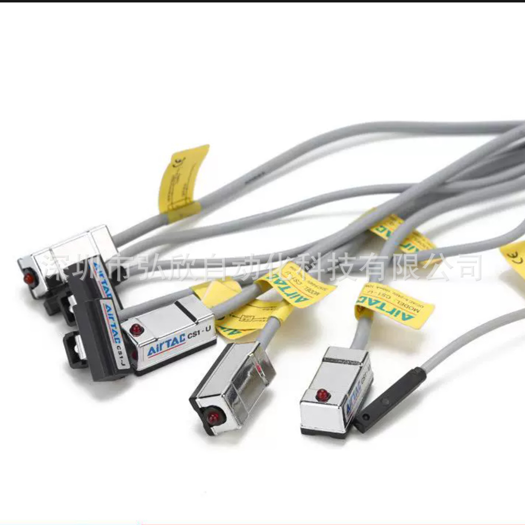 亚德客磁性开关CS1-J CS1-F CS1-U CS1-G-M-S-H-E020感应接近气缸