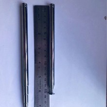 拉杆天线伸10140一10节。内牙M4。展开119厘米用于仪表仪器接收。