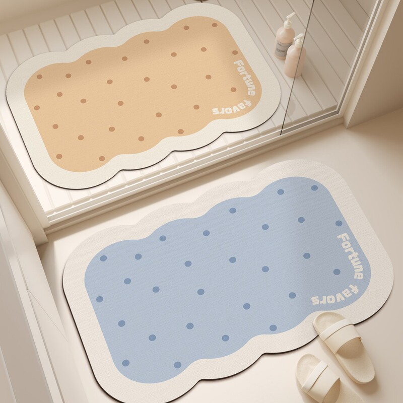 Wholesale Diatomaceous Earth Floor Mats, Non-Slip Mats for Bathroom Entrances, Stain-Resistant, Washable Foot Mats, Cream-Style Bathroom Floor Mats Wholesale Diatomaceous Earth Floor Mats, Non-Slip Mats for Bathroom Entrances, Stain-Resistant, Washable Foot Mats, Cream-Style Bathroom Floor Mats