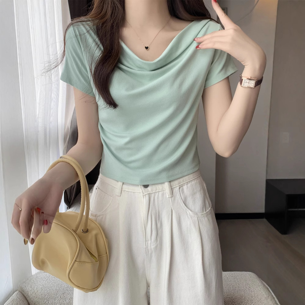 Design summer short short sleeve T-shirt