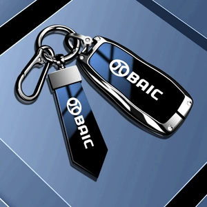 Suitable for BAIC BJ60 key cover Beijing BJ20 buckle BJ80 men's car accessories X7 remote control shell rope
