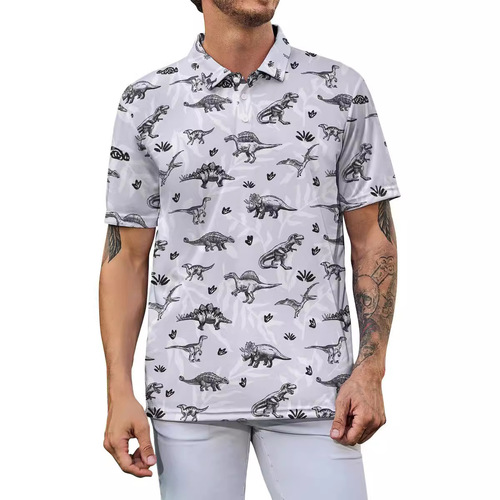 Men's Golf Shirts Short Sleeve Casual High Performance Breathable Polo Shirts