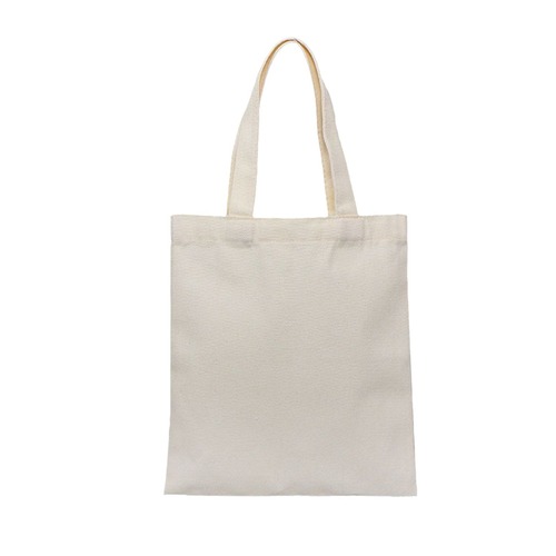 Blank canvas tote bags, custom-printed designs with LOGO, shopping drawstring bags, promotional canvas packs—single-item printing available.