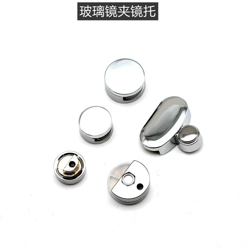 Glass metal furniture with accessories, clips included