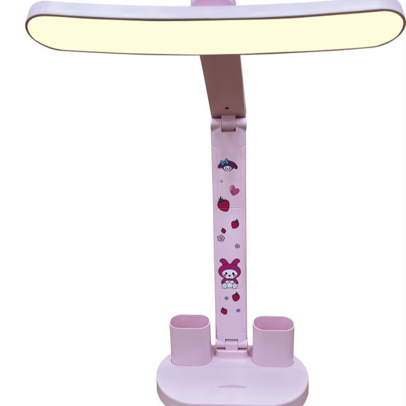 Внешняя торговля, мультяшная настольная лампа для защиты глаз, обучающая лампа, перезаряжаемая подключаемая детская обучающая лампа, лампа для чтения в общежитии колледжа