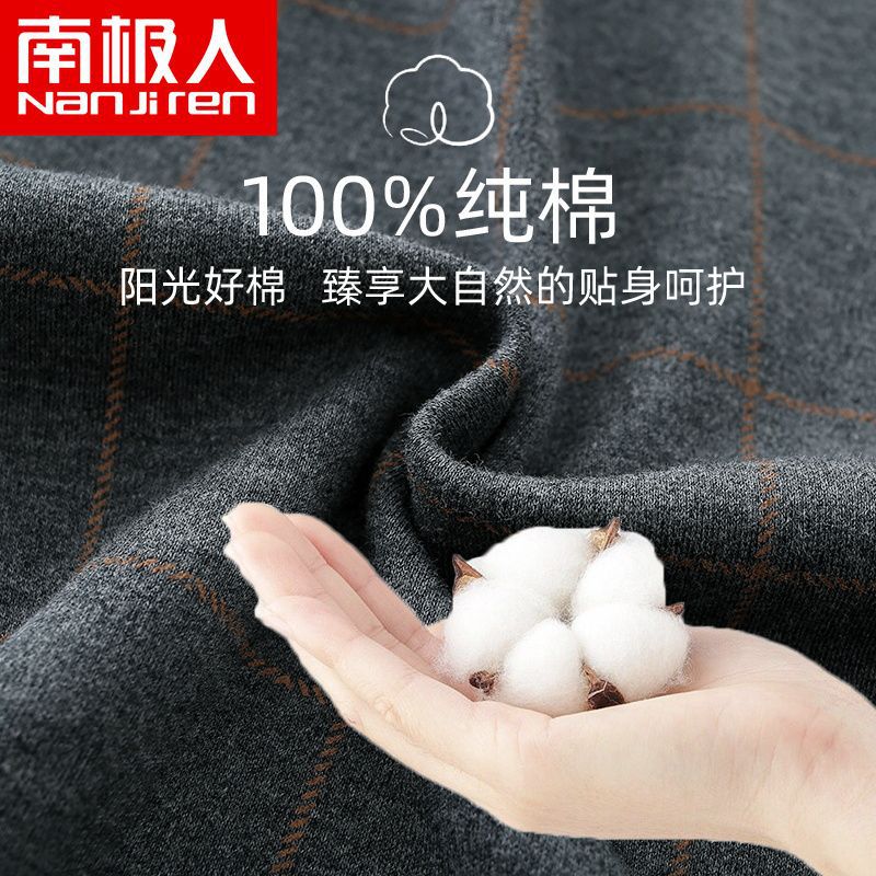 100% pijamas de algodón de primavera y otoño de los hombres de manga larga de solapa más tamaño traje de algodón para el hogar