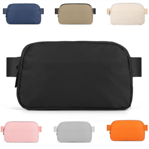 Mini waist bag crossbody bag nylon water-resistant chest bag crossbody bag outdoor sports waist bag for men and women running money wallet bag