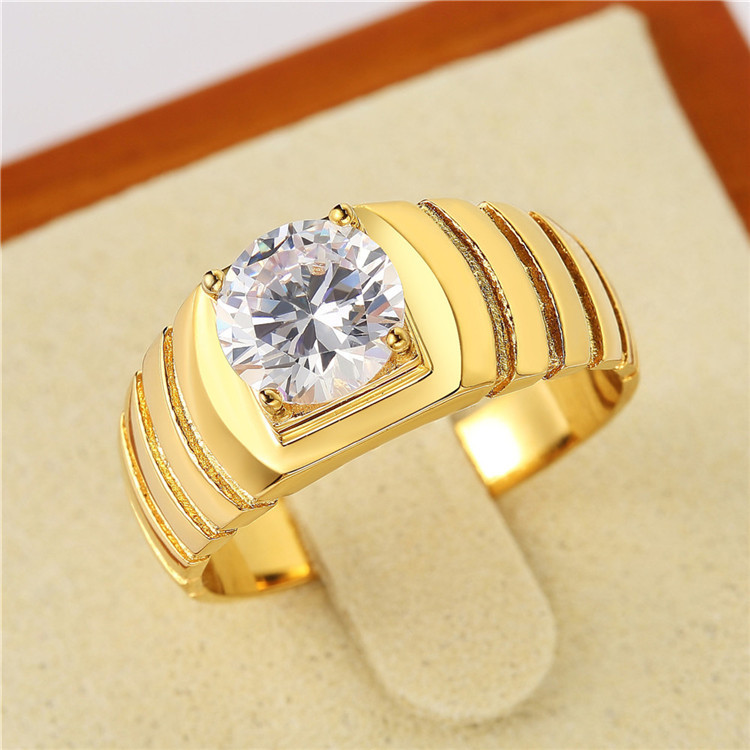 Estilo Simple Geométrico Acero Inoxidable Hombres Anillos display picture 42