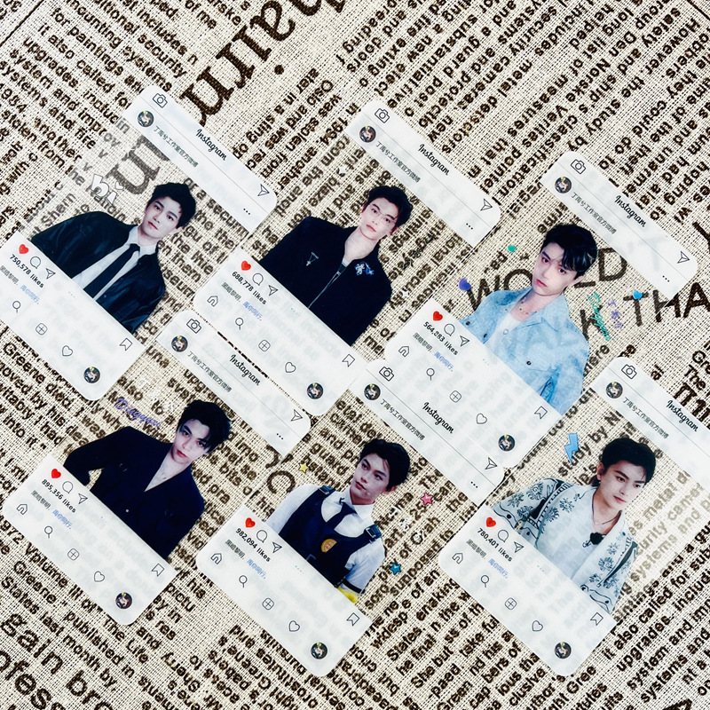 Ding Yuxi's exclusive card-themed new mini cards, greeting cards, postcards, high-definition self-printed cards, 3-inch collectible cards, and Lomo-style cards