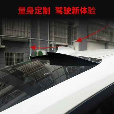 spoiler, and wind deflector – a – Fixed wind wing