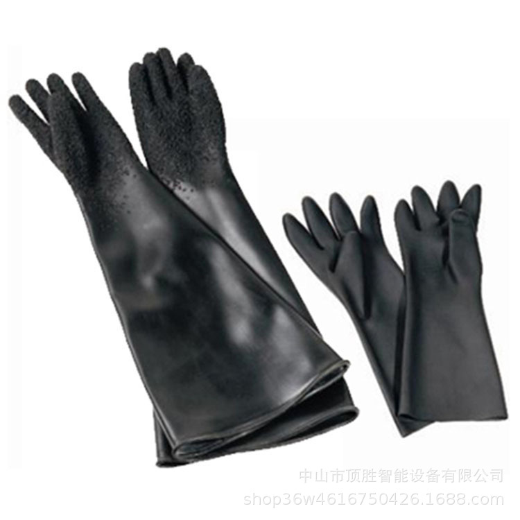 喷砂机专用手套 橡胶颗粒喷砂手套 加厚喷砂手套现货供应