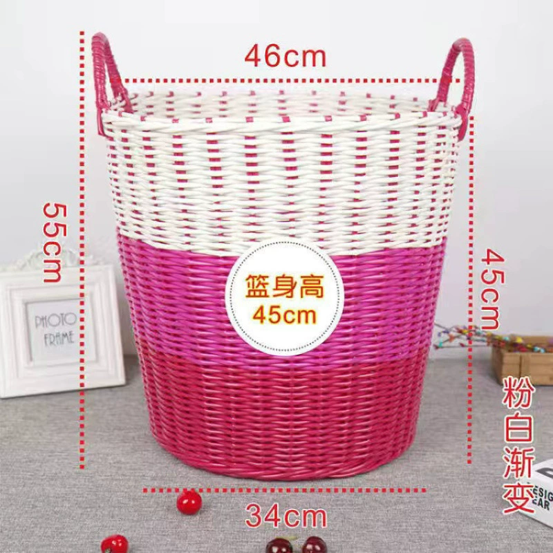 Пластиковая тканая корзина для белья, игрушка, корзина для хранения, DIY, новая коллекция