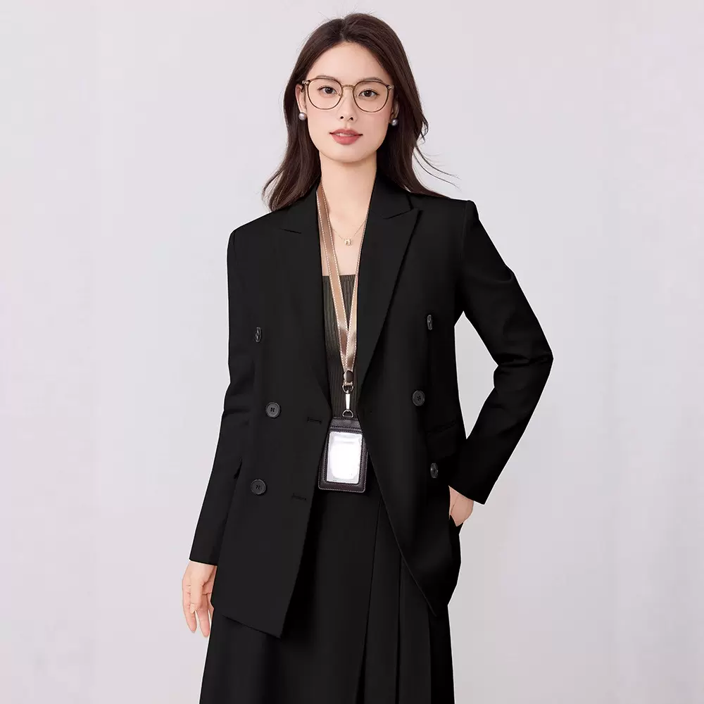 西装外套女士秋冬新款职场高级感面试正装小个子职业西服套装