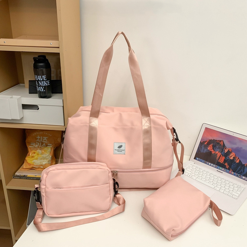 Bolsa de viaje transfronteriza larga y corta mujer espera bolsa de almacenamiento de gran capacidad separación seca y húmeda natación bolsa de acondicionamiento físico bolsa al por mayor