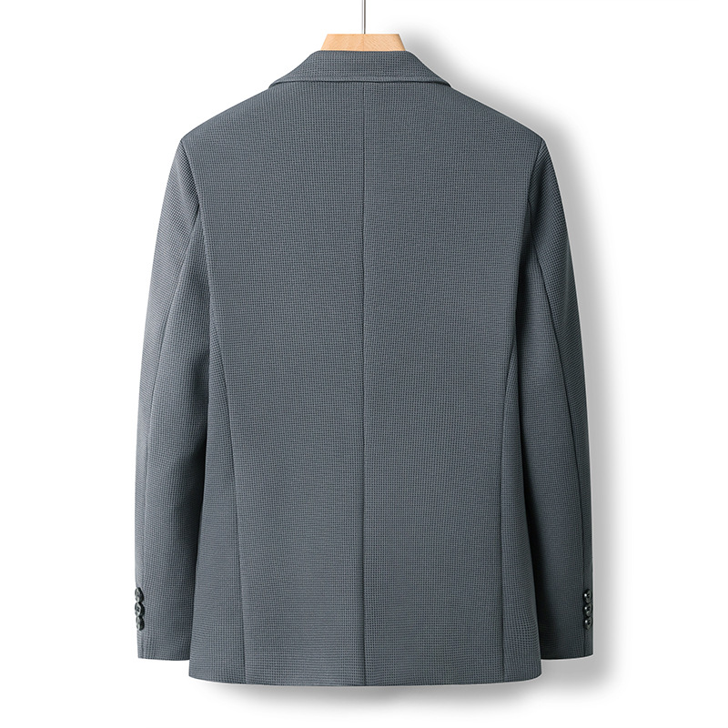 2023 nuevo traje casual de hombre alto elástico sin planchar pequeño traje de primavera y otoño chaqueta de hombre chaqueta casual ropa de hombre de negocios