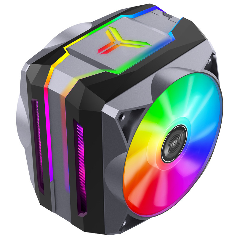 Qiao Sibo CR1100 Desktop computer Air cpu Fan rgb Six heat pipes i7 Mute Fan radiator