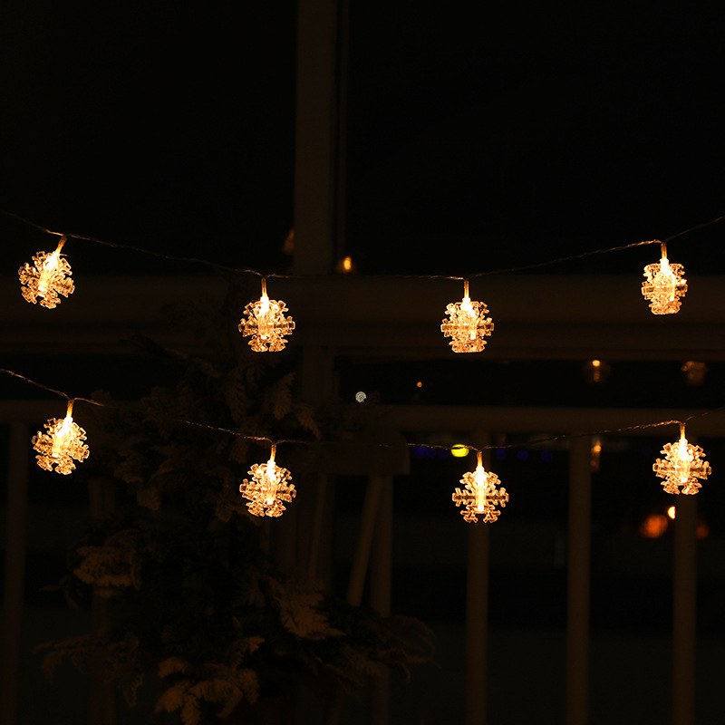 Hong Kong Heng decoraciones de Navidad luces de colores estrella de cinco puntas luces de cortina LED estrella de cinco puntas colgante de la secuencia del árbol de Navidad adornos colgantes