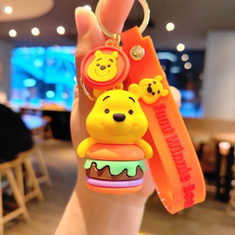 Dibujos animados pvc serie de anime llavero juego de marea muñeca llavero de coche bolsa colgante máquina de garra regalo al por mayor