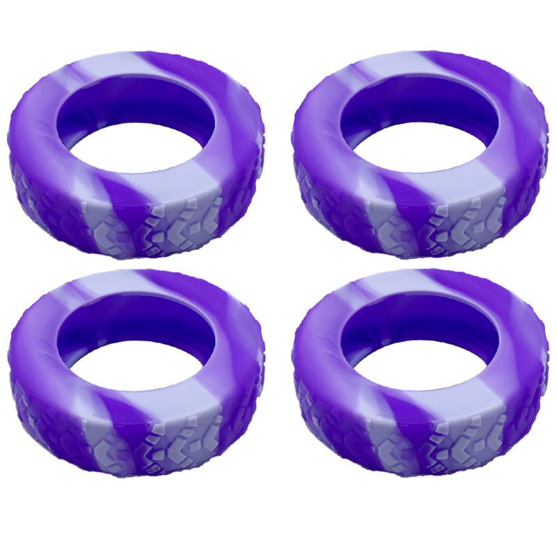 2 세대 휠 세트 대형 도파민 보라색 보라색 4 팩