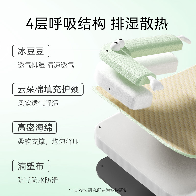 Primavera y verano perro primavera y verano Big Eye Monster cojín fresco gato nido mediano y grande perrera perro mascota sofá cojín