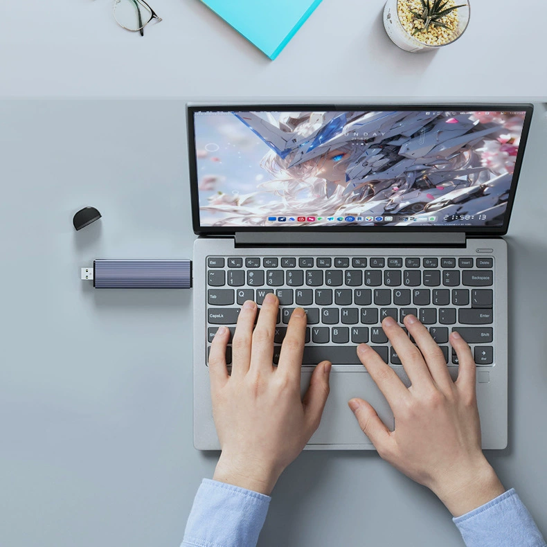 USB/Type-C Прямой вставной корпус M.2 двойной интерфейс NVME SATA (NGFF) твердотельный переносной корпус для жесткого диска RTL9210B
