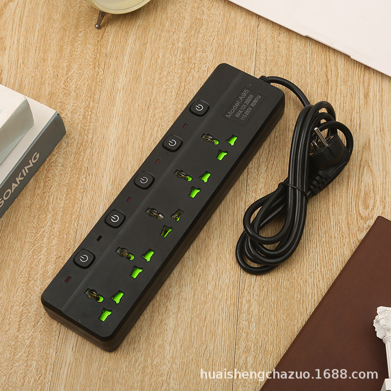 5WAY15孔五色安全门片可选多开关多指示灯英标欧标美标中性袋子装