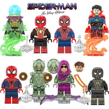 蜘蛛侠3英雄无归绿魔章鱼博士神秘客拼装兼容乐高积木小人仔玩具