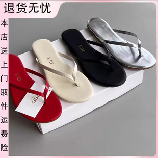 2025 Summer European and American Niche Normcore Flip-Flops for Women, Soft and Comfortable Flats Slippers for Outer Wear, Casual and Simple Sandals