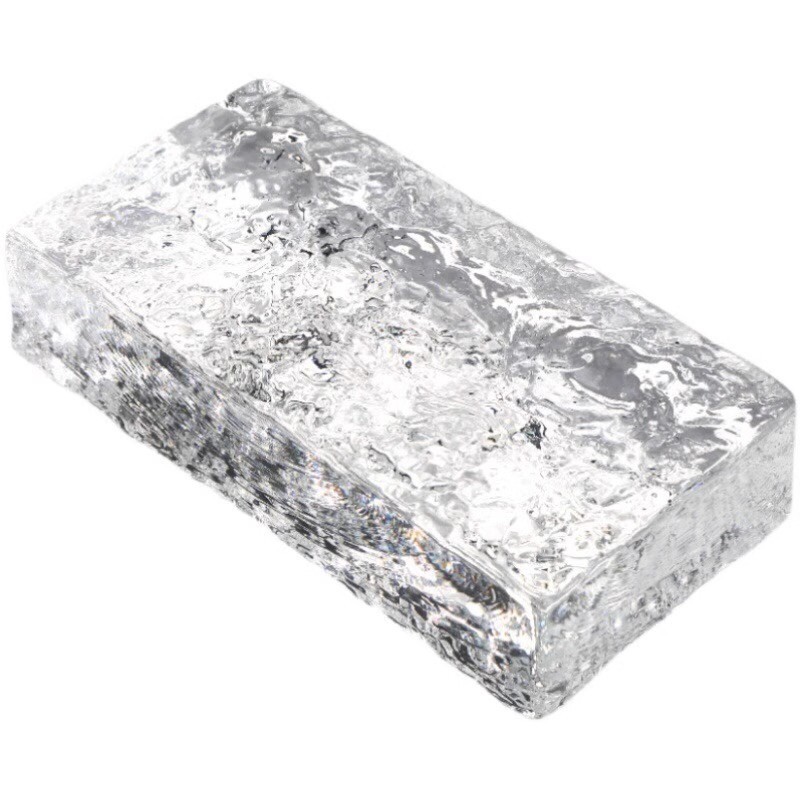 ladrillo de vidrio ultra blanco ladrillo de cristal transparente pared de partición cuadrada baño arte red sólido hueco ladrillo de hielo