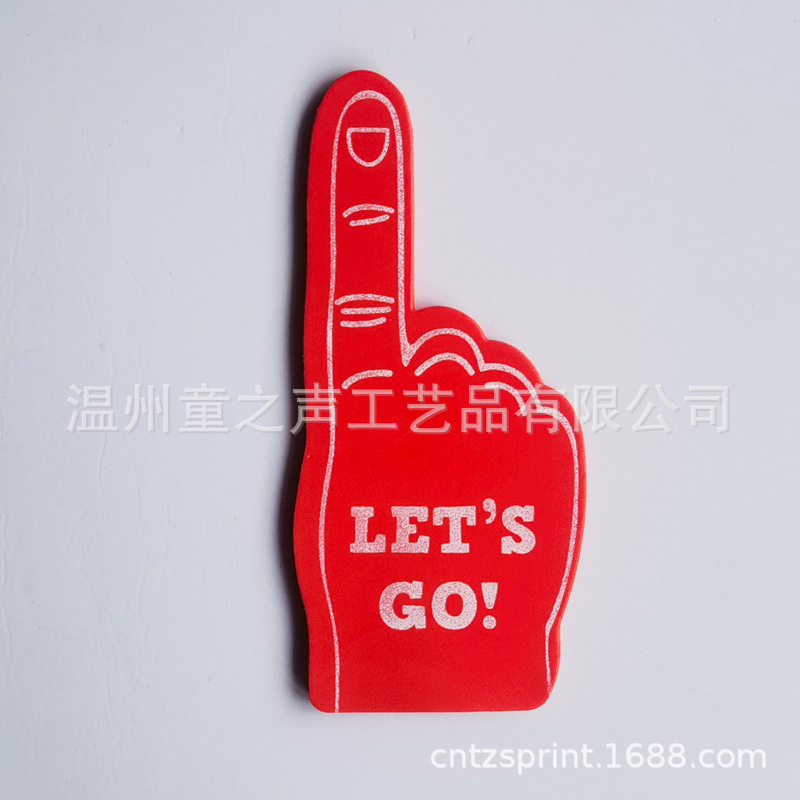 Conjunto de dedo EVA animar accesorios de los niños guantes de un solo dedo atmósfera porrista espuma personal Palm fabricantes en stock