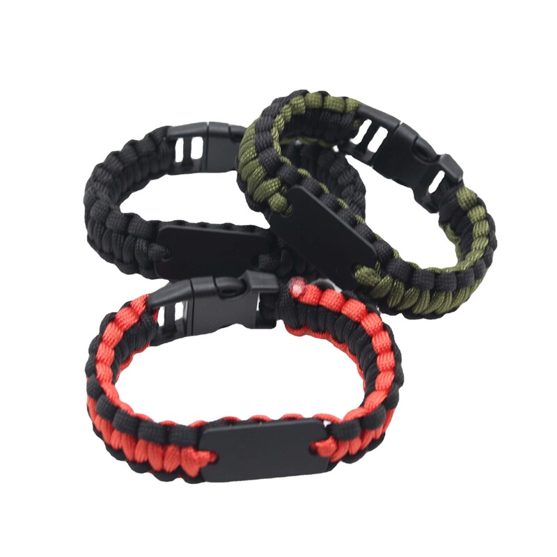 Umbrella rope bracelet outdoor gift promotion hand rope LOGO trademark text seven-core umbrella rope bracelet hand woven Umbrella rope bracelet outdoor gift promotion hand rope LOGO trademark text seven-core umbrella rope bracelet hand woven