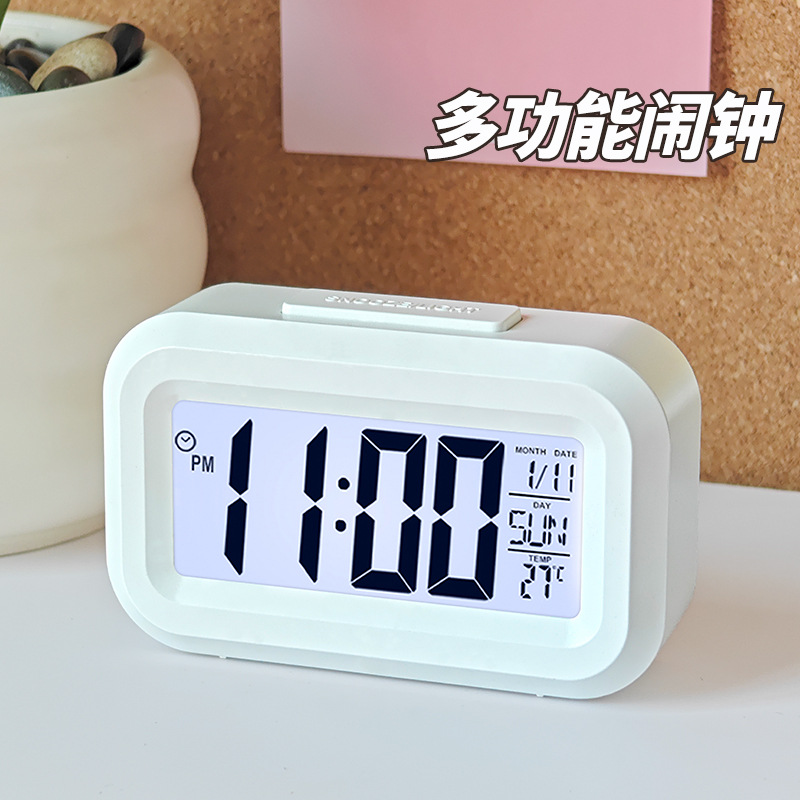 흰색 [시계/알람시계/타이밍]에는 배터리가 포함되어 있지 않습니다.