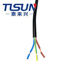 厂家直销 H05VV-F  3*1.5MM2 多芯软护套线施工照明线